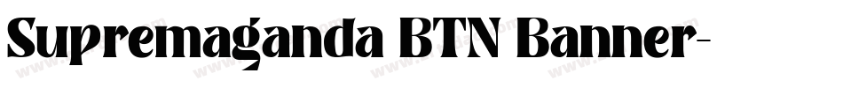 Supremaganda BTN Banner字体转换